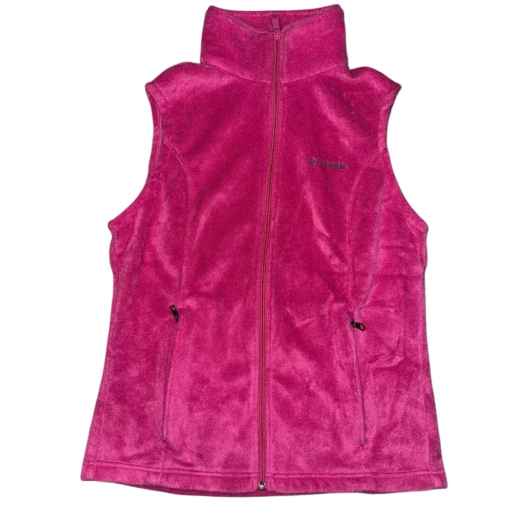 Columbia Bright Pink Sleeveless Fleece size‎ small